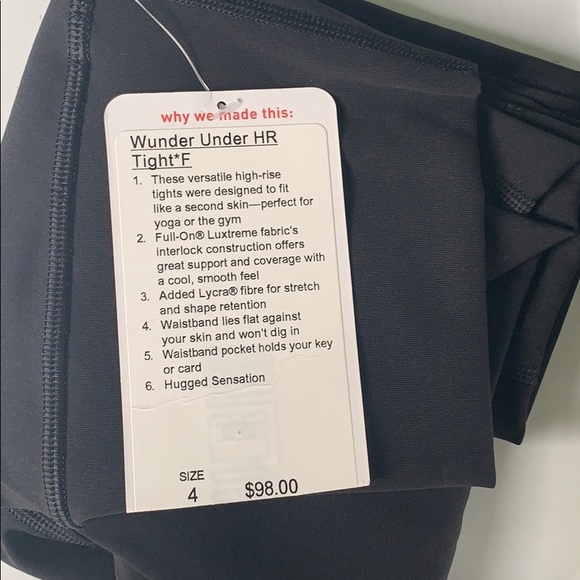 Lululemon Wunder Under HR Tight*f - Picture 7 of 7